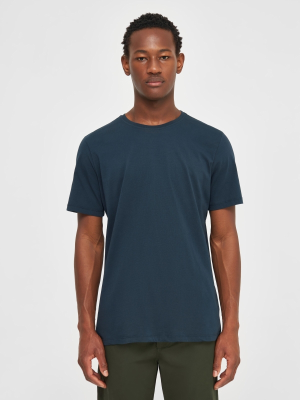 Basic T-Shirt - regular fit - total eclipse